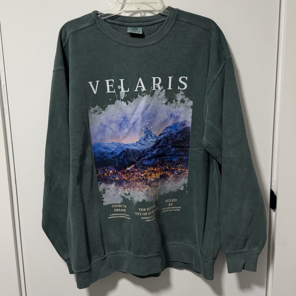 ACOTAR Velaris Sweatshirt | Comfort Colors Size XL | A Court of Thorns and Roses